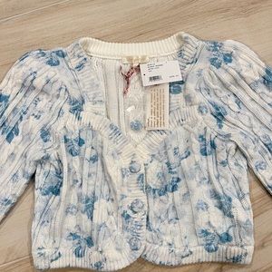 Brand new Size L LoveShackfancy crop cardigan
